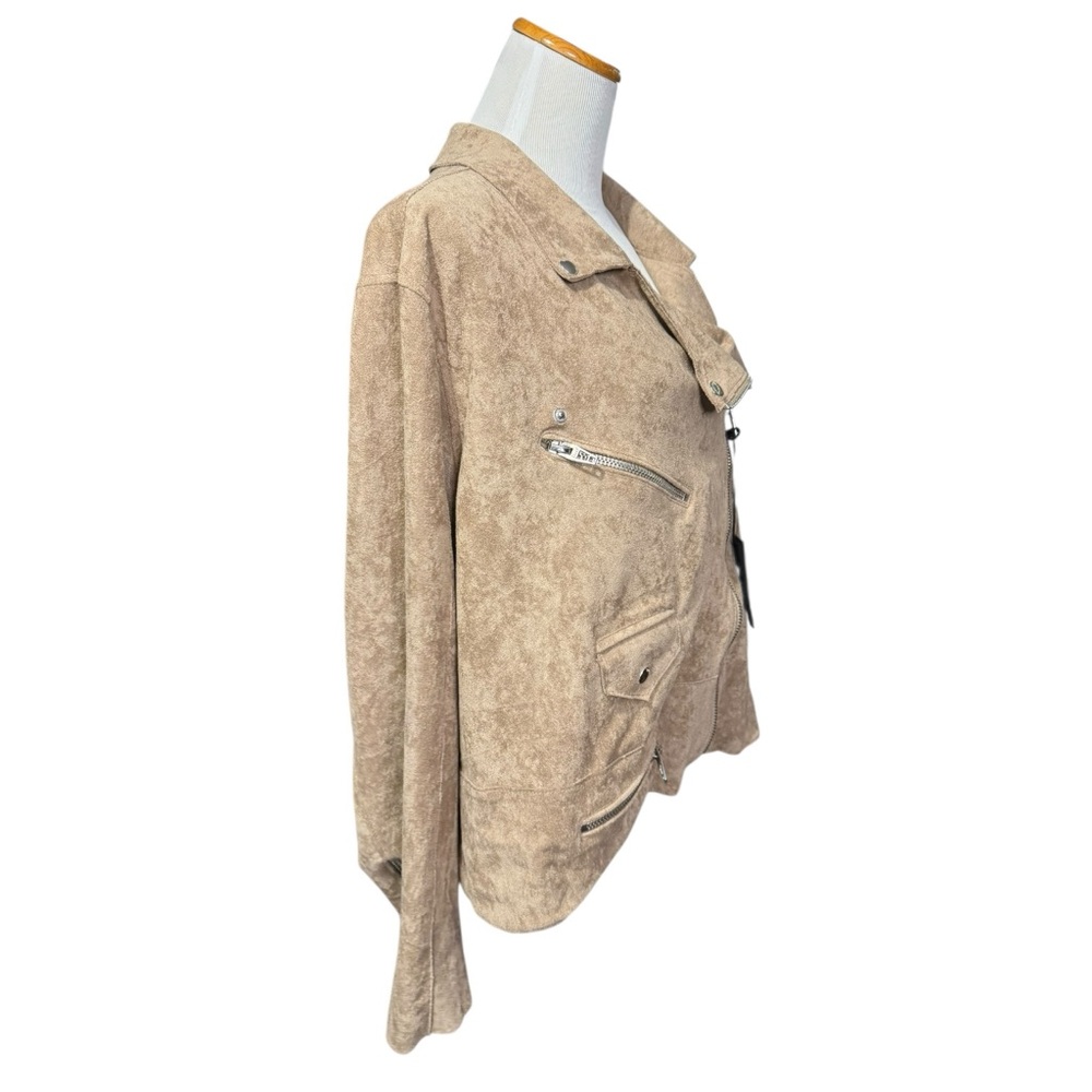 ✨NWT Anthropologie |Blank NYC | Faux Suede Moto Jacket - Picture 5 of 12